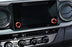 Red GPS Navigation Screen Volume, Tune Knob Ring Covers For 16-23 Toyota Tacoma