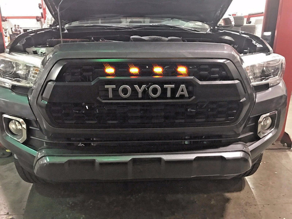 Smoked Lens Front Grille Lighting Kit For 2016-23 Toyota Tacoma w/TRD Pro Grill
