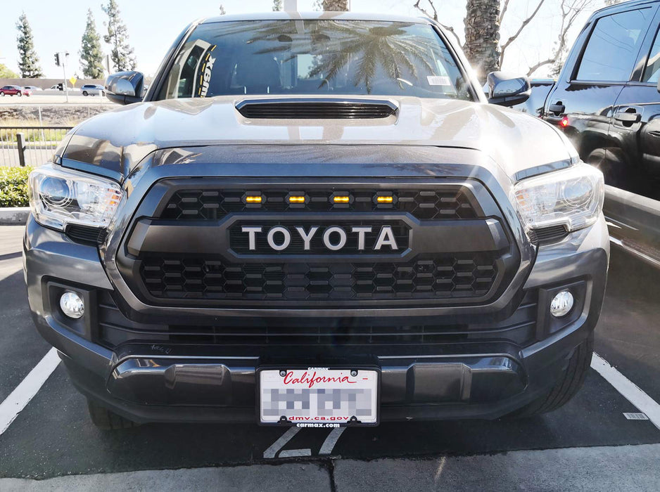 Smoked Lens Front Grille Lighting Kit For 2016-23 Toyota Tacoma w/TRD Pro Grill
