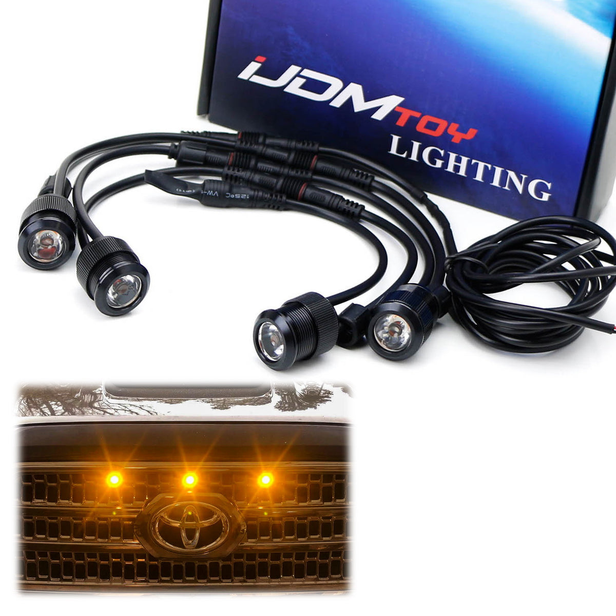 Tacoma TRD Pro Raptor Grille LED Light Kit | Cali Raised LED Tacoma TRD Pro Raptor Grille LED Light Kit | Cali Raised LED