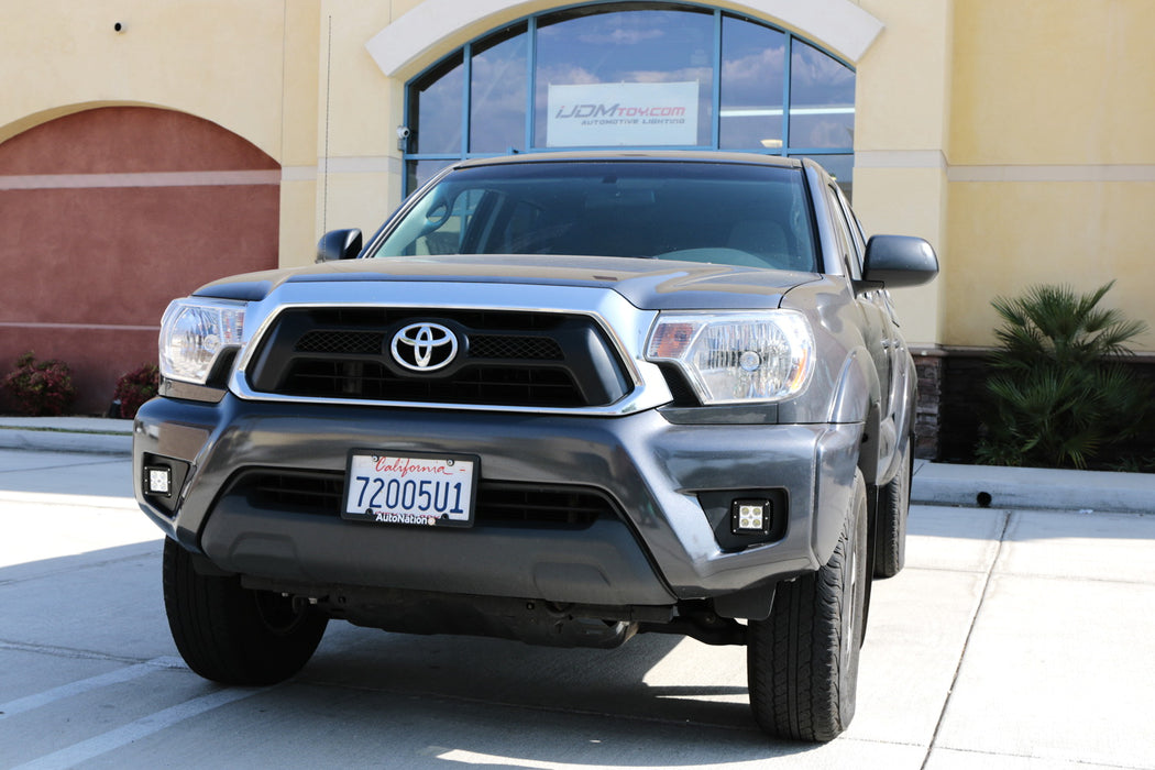40W CREE Cubic LED Foglamps w/Mount Bracket, Bezel, Wirings For 2012-15 Tacoma