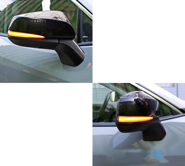 Side Mirror Sequential Blink Turn Signal Lights For 16-23 Tacoma, 19-up RAV4 etc