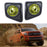 Complete Yellow Lens Fog Light Kit w/Bezel Covers Wiring For 14-21 Toyota Tundra