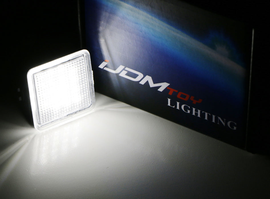 IJDMTOY OE-Fit 3W LED License Plate Light Kit For Toyota Tacoma (2005-2015) & Tundra (2000-2013) – 6000K White, Error-Free