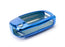 Chrome Blue TPU Key Fob Case For Audi A3 S3 A4 S4 A6 Q5 Q7 TT Folding Blade Key