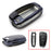 Chrome Black TPU Key Fob Case For Audi A3 S3 A4 S4 A6 Q5 Q7 TT Folding Blade Key