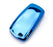 Chrome Blue TPU Key Fob Case For BMW 1 2 3 4 5 6 7 Series X1 X3 X4 4-Button Key