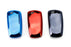 Chrome Blue TPU Key Fob Case For BMW 1 2 3 4 5 6 7 Series X1 X3 X4 4-Button Key
