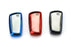 Chrome Black TPU Key Fob Case For BMW 1 2 3 4 5 6 7 Series X1 X3 X4 4-Button Key