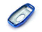 Chrome Blue TPU Key Fob Case For Ford or Lincoln 4/5-Button Intelligent Keyless