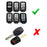 Chrome Black TPU Key Fob Case For Honda Accord Civic Pilot CRV HRV Odyssey, etc