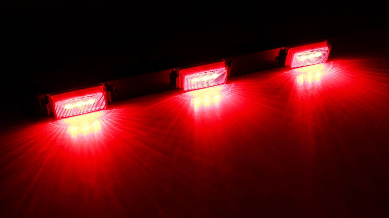 Smoked Lens 9-LED Rear Truck Bed Mounted Center Tailgate Running Light ...