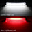 Universal Two-Way License Frame Mount White LED Plus Red LED Rear Fog Light