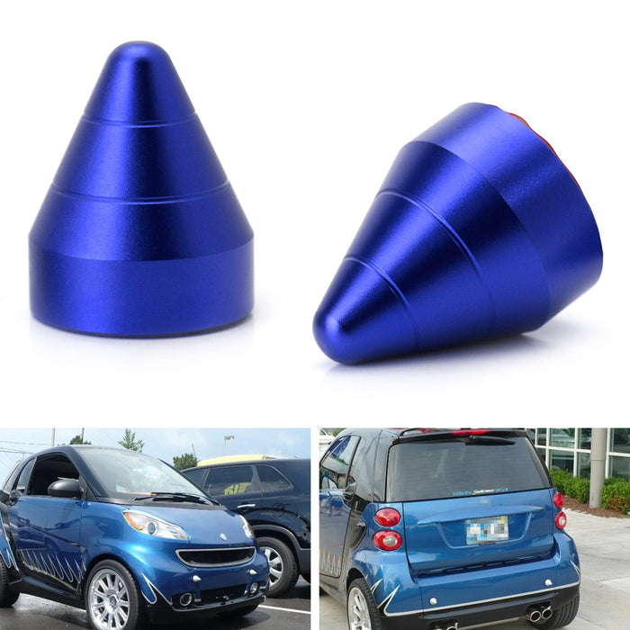 Blue Universal Fit Bump Protector Spike Guards For Most Car Front & Rear Bumpers
