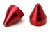 Red Universal Fit Bump Protector Spike Guards For Most Car Front & Rear Bumpers