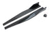 Extra Long Left/Right Carbon PP Universal Rear Side Skirt Winglets Diffusers
