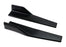 Left/Right Black Universal Rear Side Skirt Winglets Diffusers Extension For Car