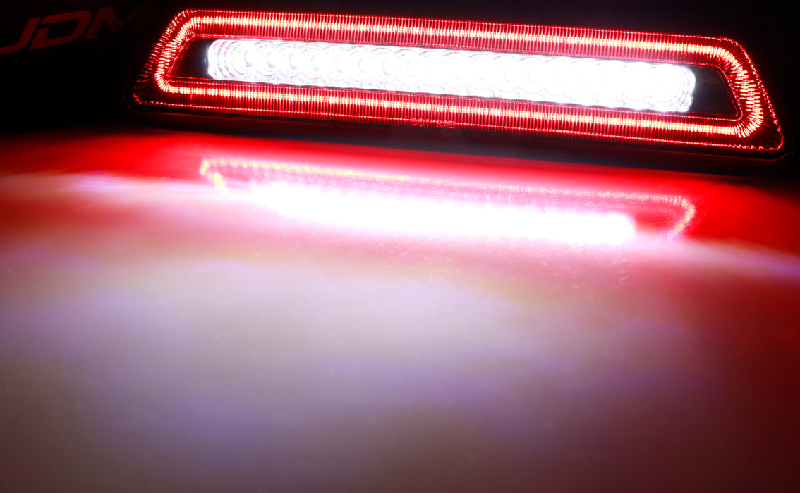 Dark Red Lens F1 Strobe LED High Mount 3rd Brake Light For 2016-23 Toyota Tacoma