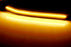 Smoke Lens Amber Full LED Strip Front Side Marker Lights For 2006-09 Ford Fusion