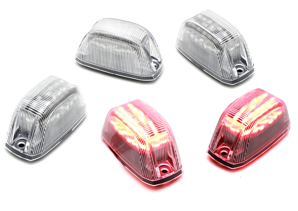 Clear Lens Full LED High Roof Cab Clearance Marker Lights For RAM ProMaster Van