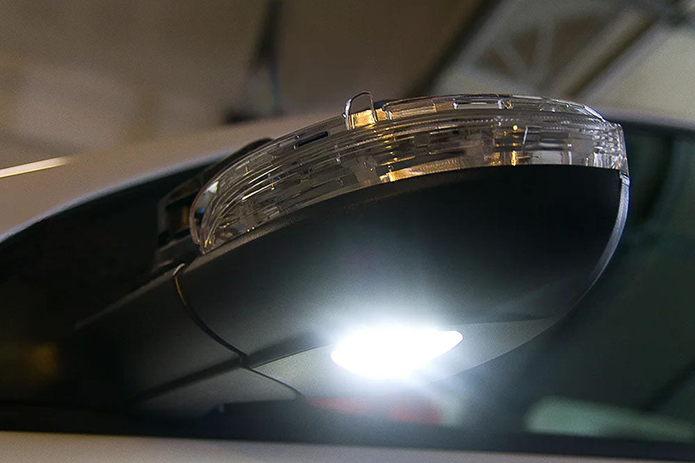White 18-LED Under Side Mirror Puddle Lights For Volkswagen Jetta Passat CC EOS
