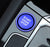 RLine RS Style Blue Aluminum Keyless Engine Push Start Button w/Ring Trim For VW
