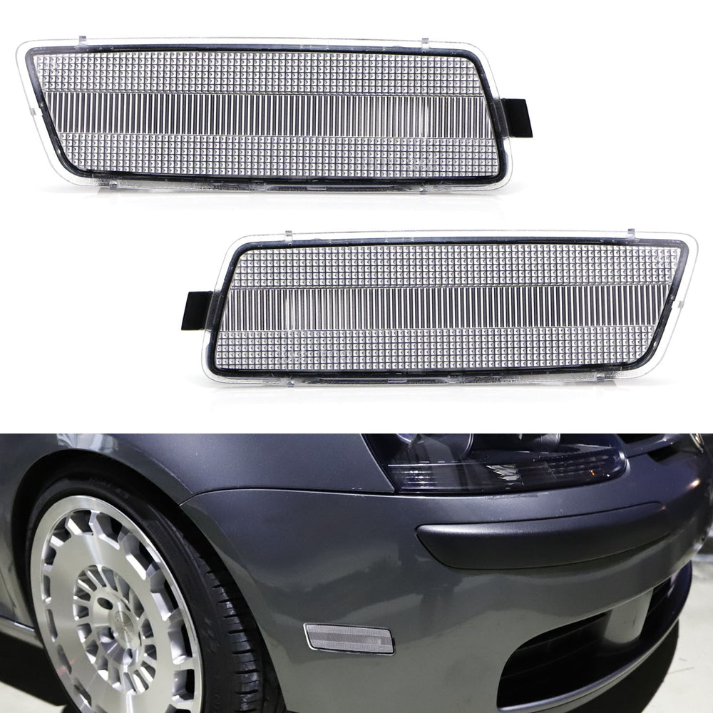 Clear Lens Front Side Marker Light Housing For Volkswagen MK5 Golf