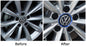 Blue Aluminum Wheel Center Cap Surrounding Ring Decoration Trims For Volkswagen