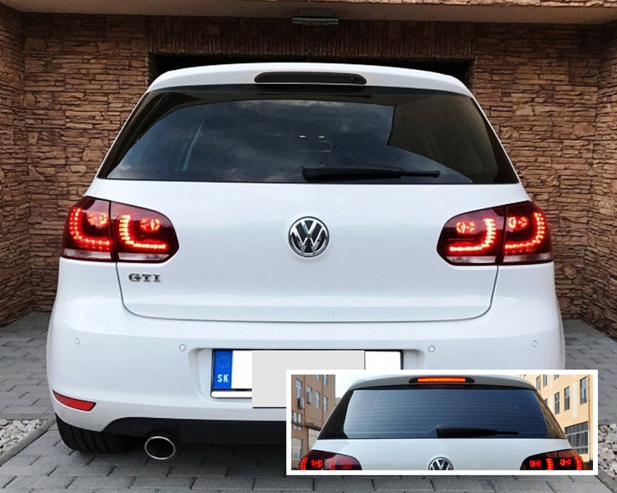 Vw Rear Light Bar Smoked Lens LED High Mount Third Brake Light Bar For VW Golf SportWage ...
