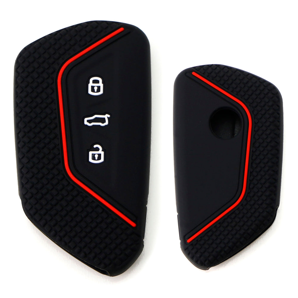 Soft Silicone Key Fob Cover For Volkswagen MK8 Golf/GTI, Skoda Octavia ...