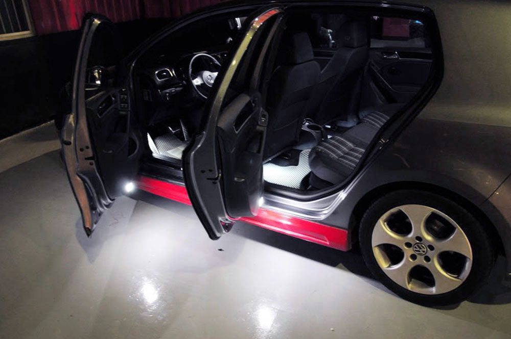 White Error Free 18-LED Side Door Lights For VW Golf GTi EOS Jetta Passat, etc