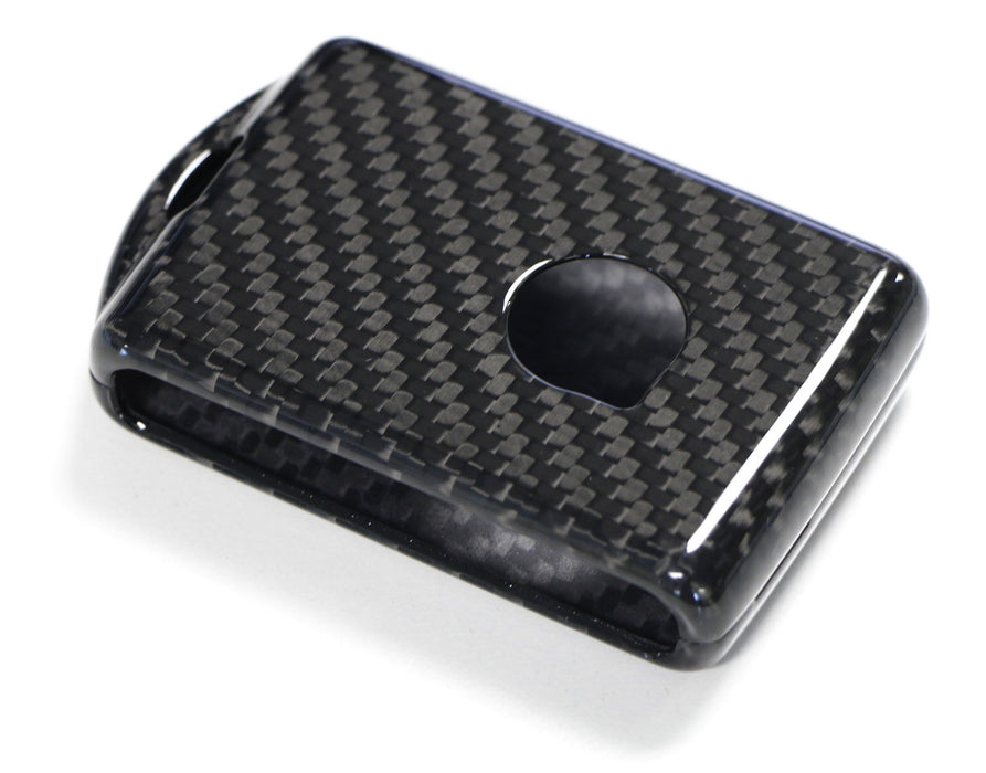 Genuine Black Carbon Fiber Key Fob Shell Cover For Volvo XC90 XC60 XC40 S90 V90