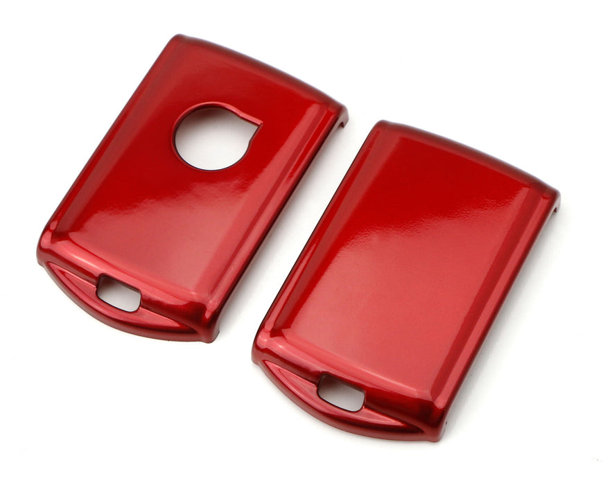 iJDMTOY Exact Fit Glossy Red Smart Key Fob Shell Cover iJDMTOY Exact Fit Glossy Red Smart Key Fob Shell Cover