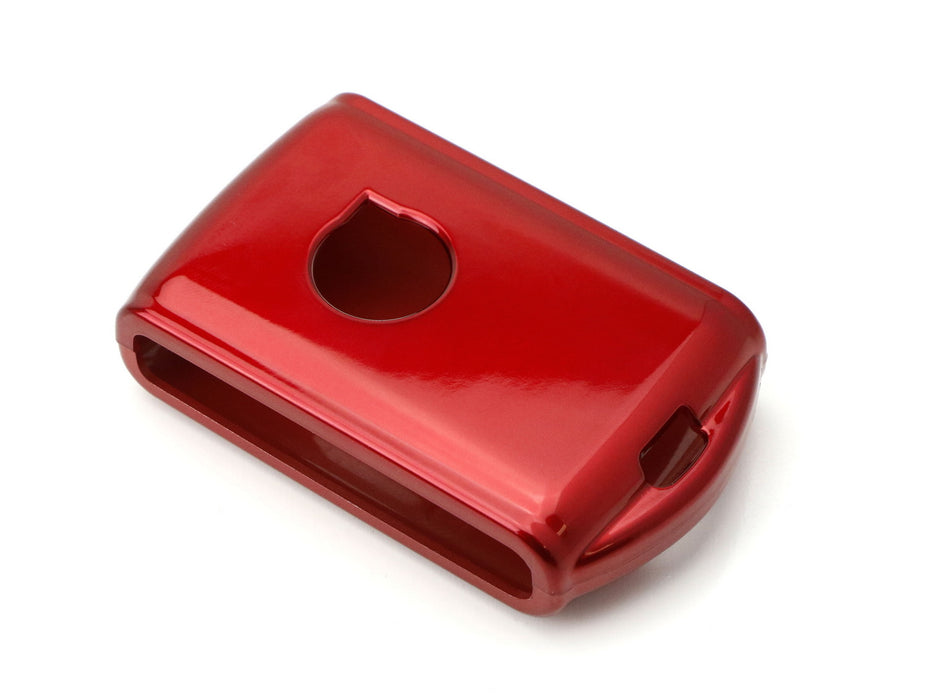 Exact Fit Glossy Metallic Red Key Fob Shell Cover For Volvo XC90 XC60 S90 V90
