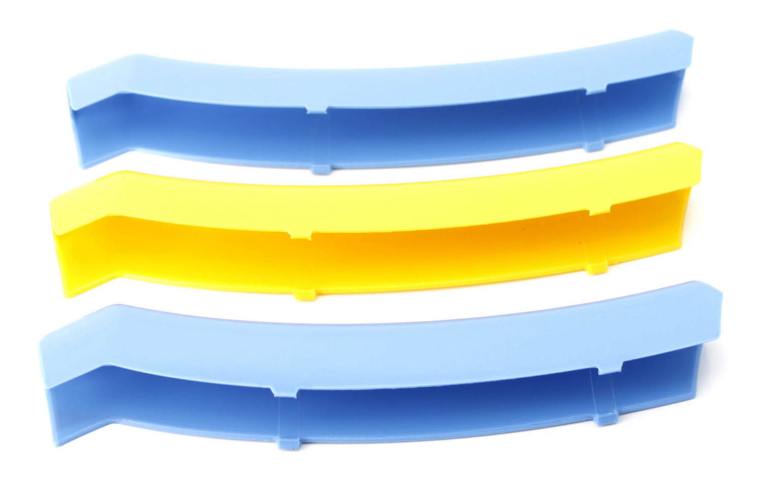Sweden Flag Color Grill Decoration Insert Trims For 20-up 2nd Gen Volvo XC90 LCI