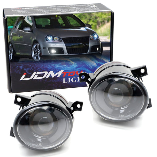 Euro Projector Fog Lights w/Bulbs & Adapters For Volkswagen VW Golf MK5, Jetta V