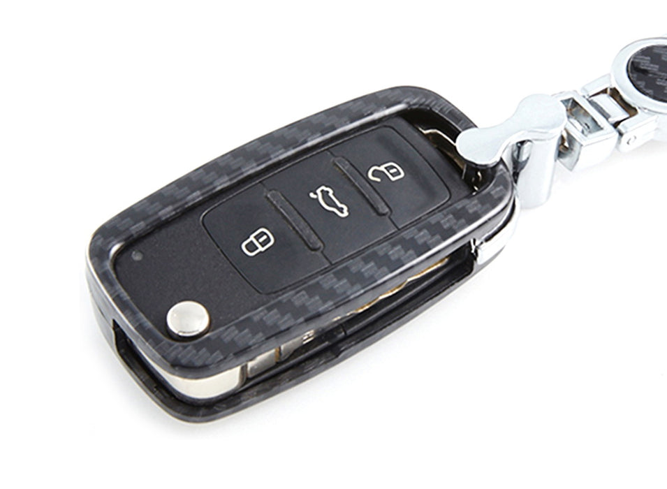 Carbon Fiber Key Fob Shell For VW Golf GTI R32 Jetta Rabbit Passat Beetle Polo