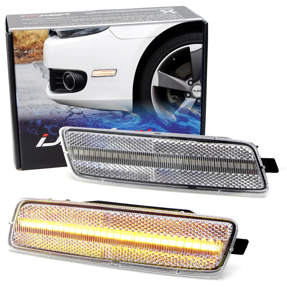 Clear Lens Amber Full LED Side Marker Light For VW MK6 Golf, A5 Jetta —  iJDMTOY.com