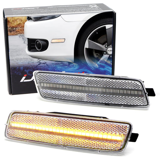 Clear Lens Amber Full LED Side Marker Light For VW MK6 Golf, A5 Jetta Sportwagen
