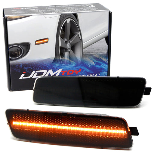 Smoke Lens Amber Full LED Side Marker Light For VW MK6 Golf, A5 Jetta Sportwagen