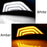 Smoked Lens White/Amber Sequential Blink LED Fender Flare Lights For Wrangler JL